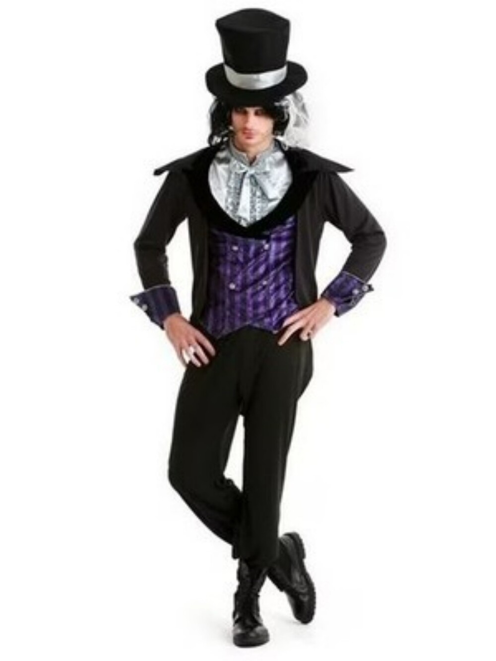 Hauntlook Dark Mad Hatter Costume Men Adult Medium Halloween Alice | Medium